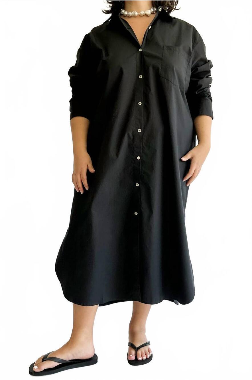 NEW DONNI. pop dress in 001 jet